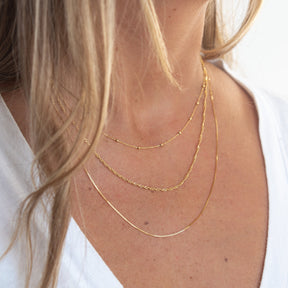 14K Gold Box Chain