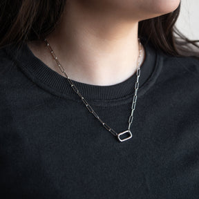 Paperclip Chain with Charm Enhancer