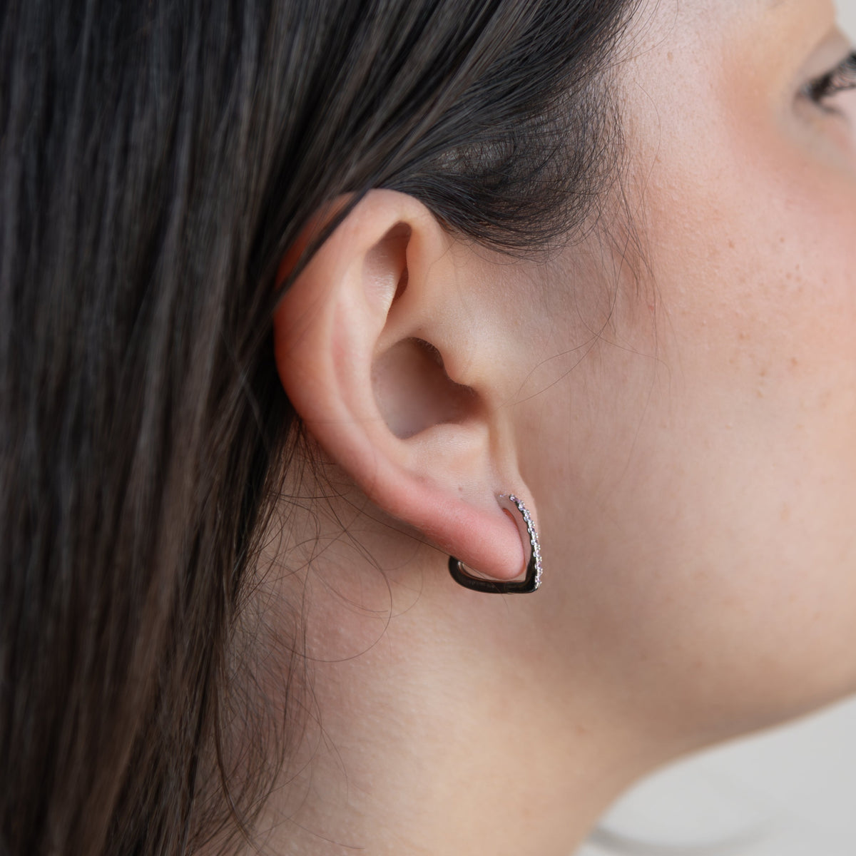 Pink Heart Hoops