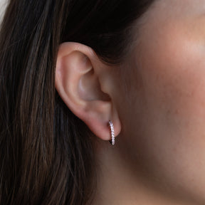 Pink Heart Hoops