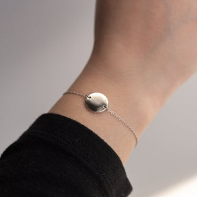 Engravable Disc Bracelet