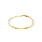 10k Gold Herringbone Bracelet