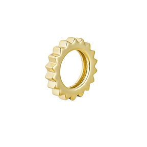 Fluted Single Hoop Charm