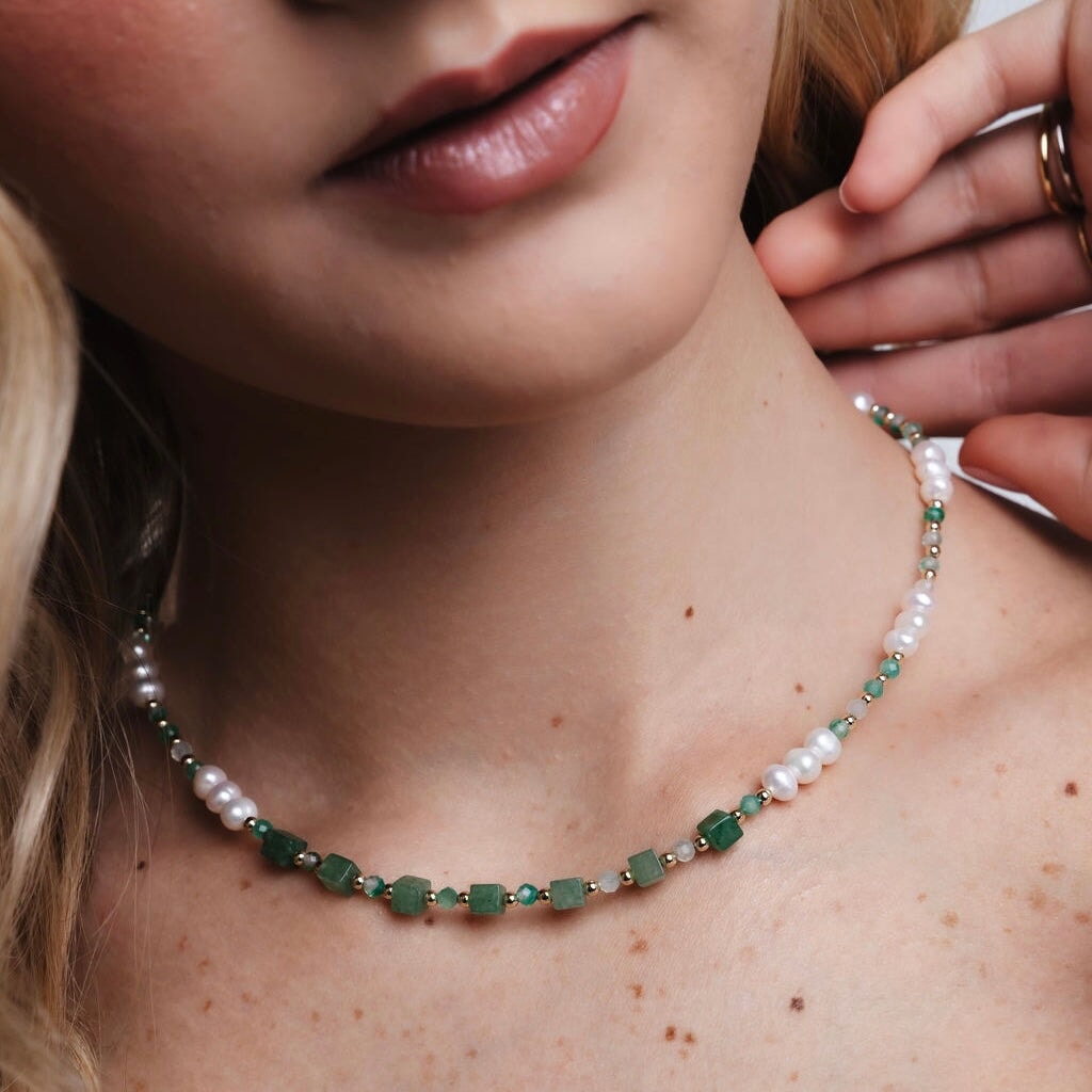 Little Fish and Pearl Beaded Necklace Bundle