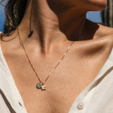Initial letter charm additional birthstones