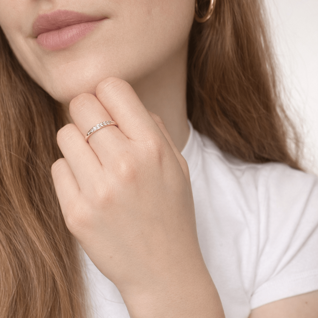 Classic Sparkle Band Ring