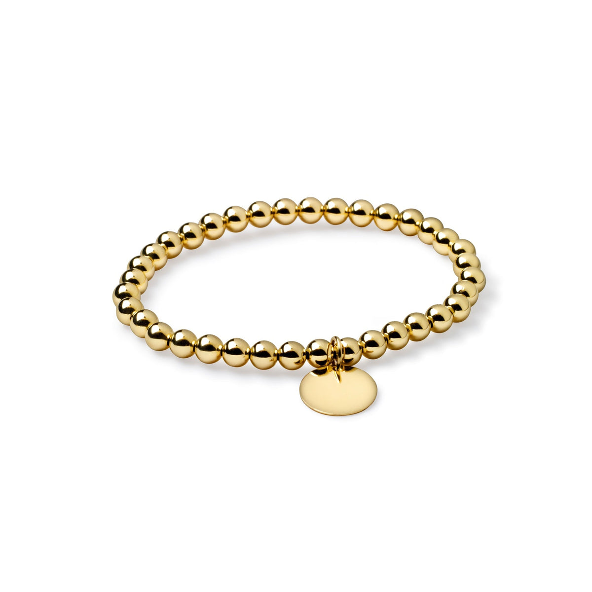 Erin 5mm Ball Bracelet with Charm