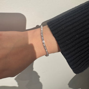 Contemporary Tennis Bracelet