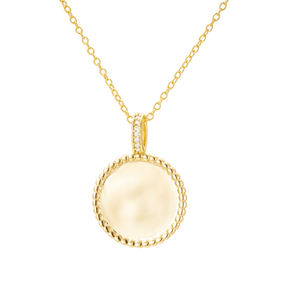 Engravable Medallion Necklace