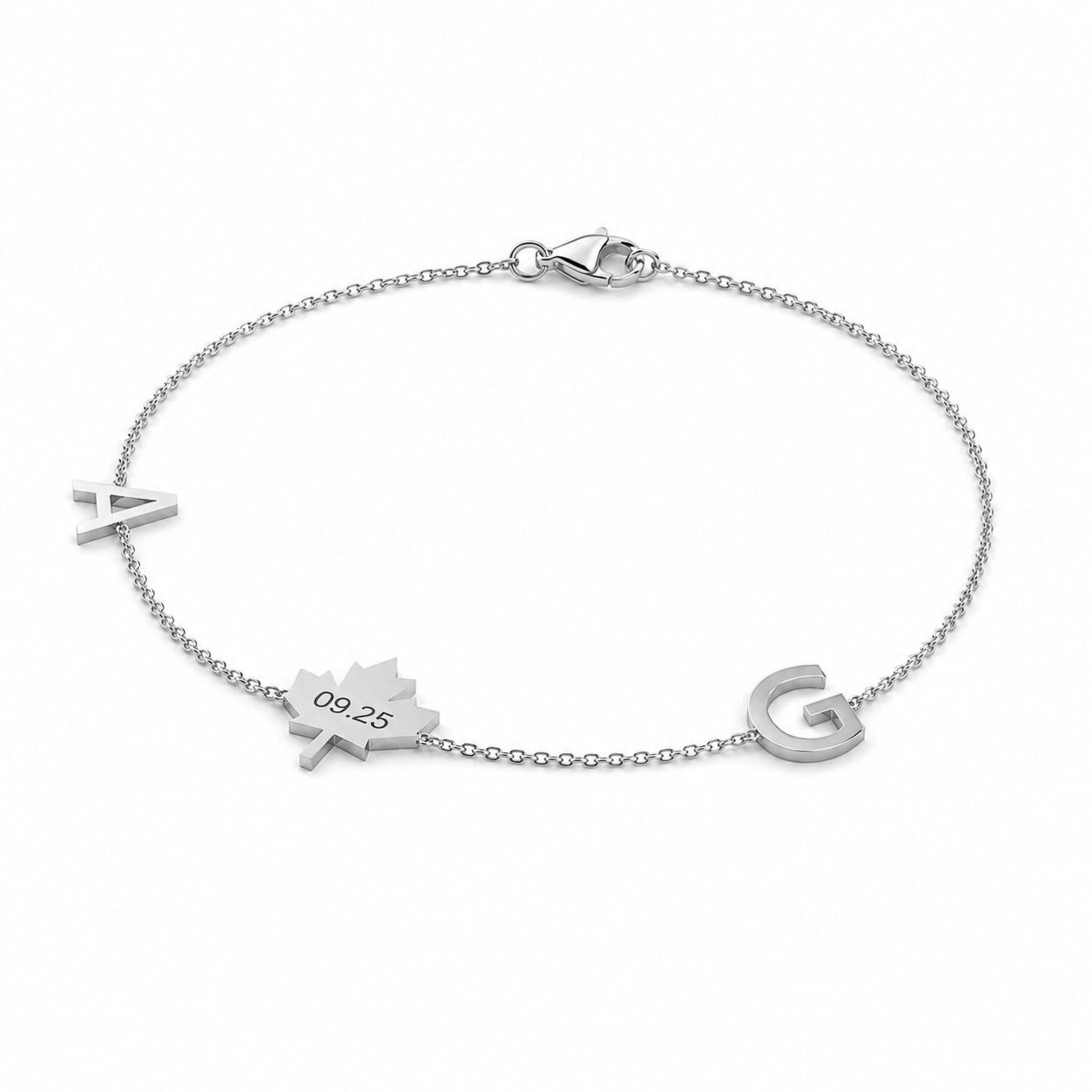 Custom Maple Leaf Bracelet