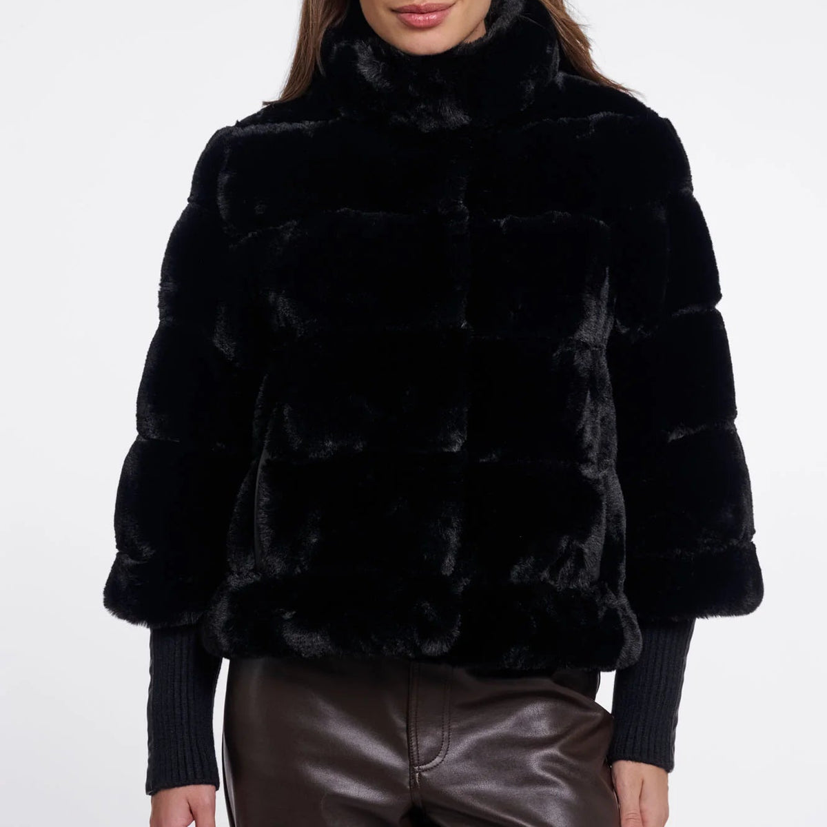 Feline Faux Fur Jacket