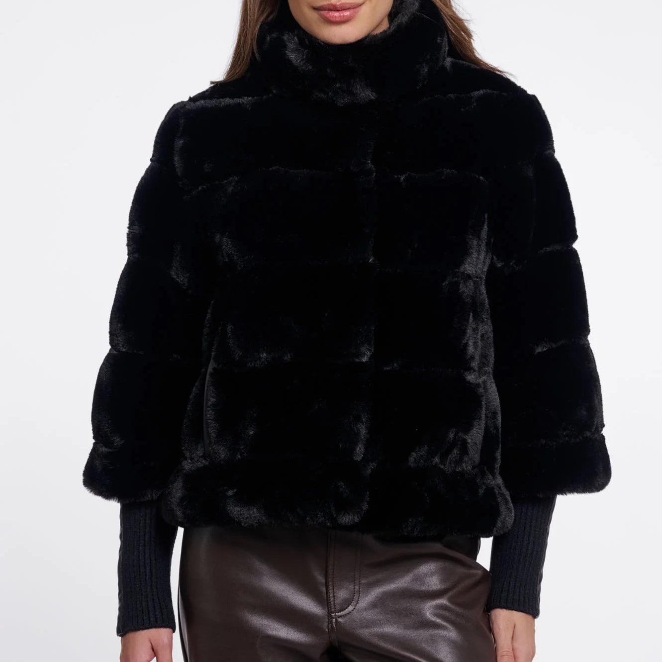 Feline Faux Fur Jacket