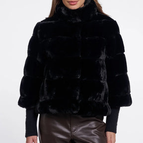 Feline Faux Fur Jacket