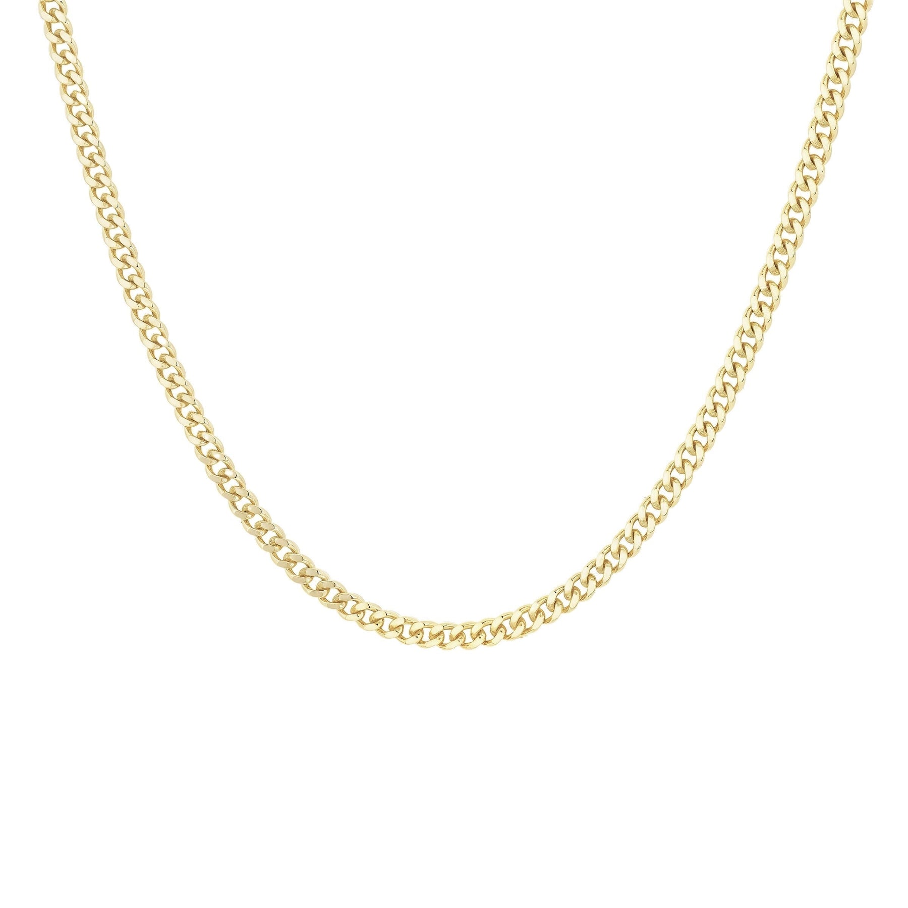 Long Curb Chain Necklace