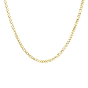 Long Curb Chain Necklace