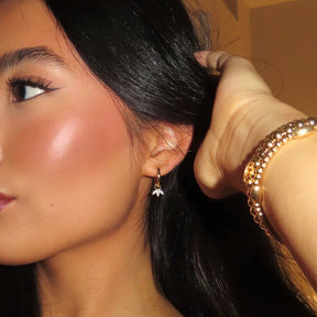 Clear Stone Hoop Charm