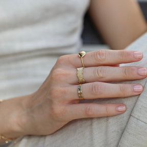 Raphia Stacking Ring