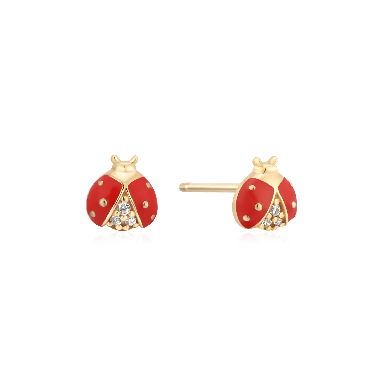 Ladybug stud earrings Clearance