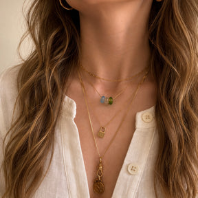 Hand-Torched Beads Trio Necklace
