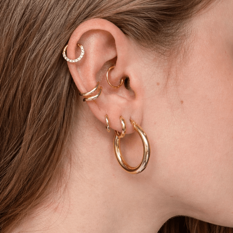 Organic Double Ear Cuff