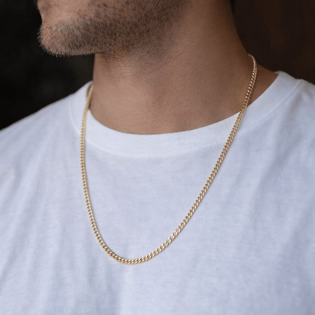 Long Curb Chain Necklace