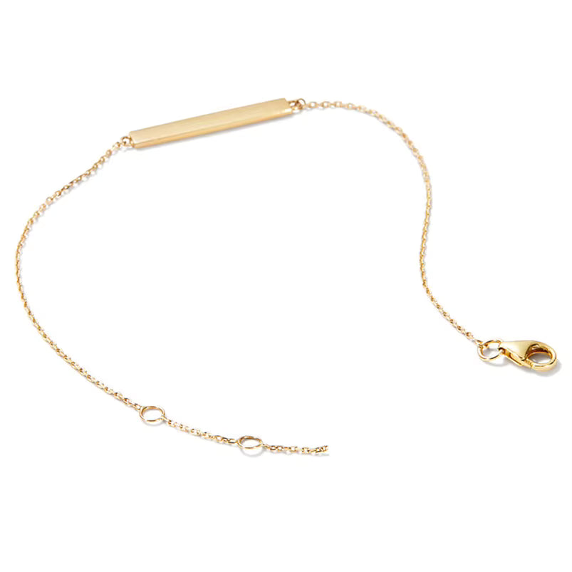 Engravable Bar Bracelet