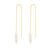 Pearl Threader Earrings