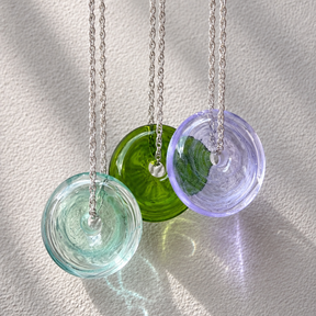 Hand-Torched Glass Beads Necklace