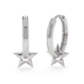 Star Huggie Hoops
