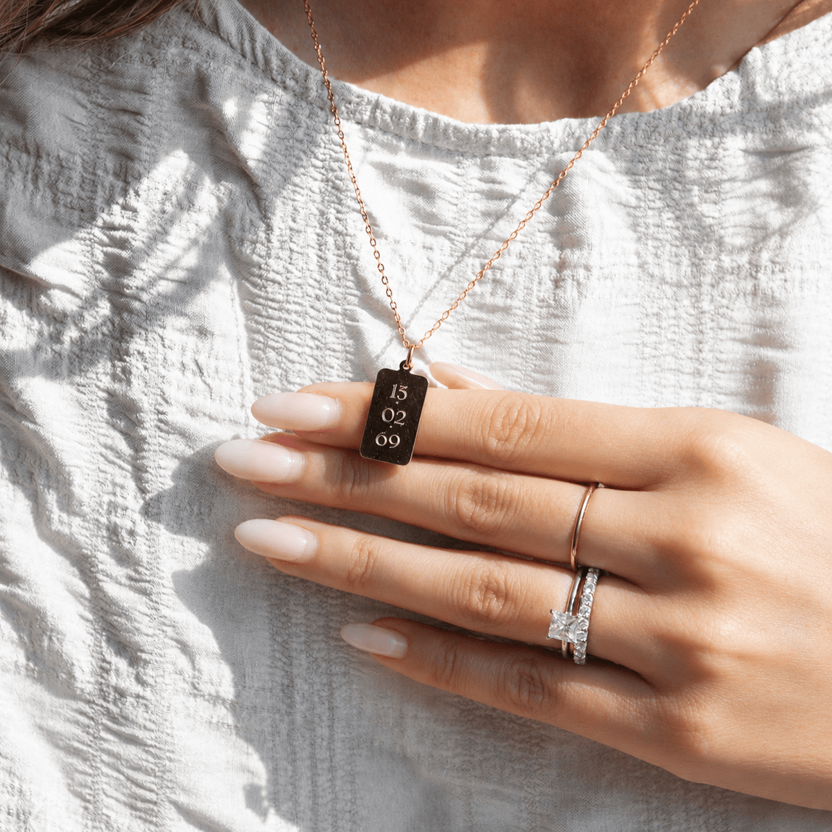 Engravable Dog Tag Charm