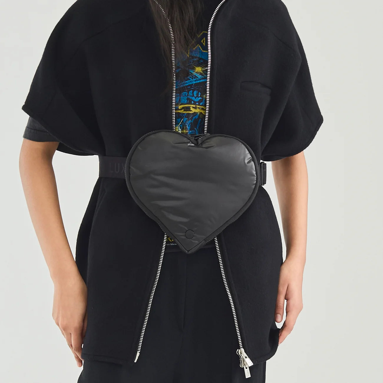 Black Heart Cross Body Heart