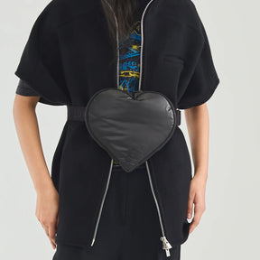 Black Heart Cross Body Heart