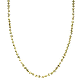 Bold 3mm Gold Ball Chain