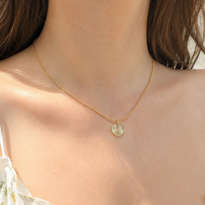 Mini Hand-Torched Glass Bead Necklace