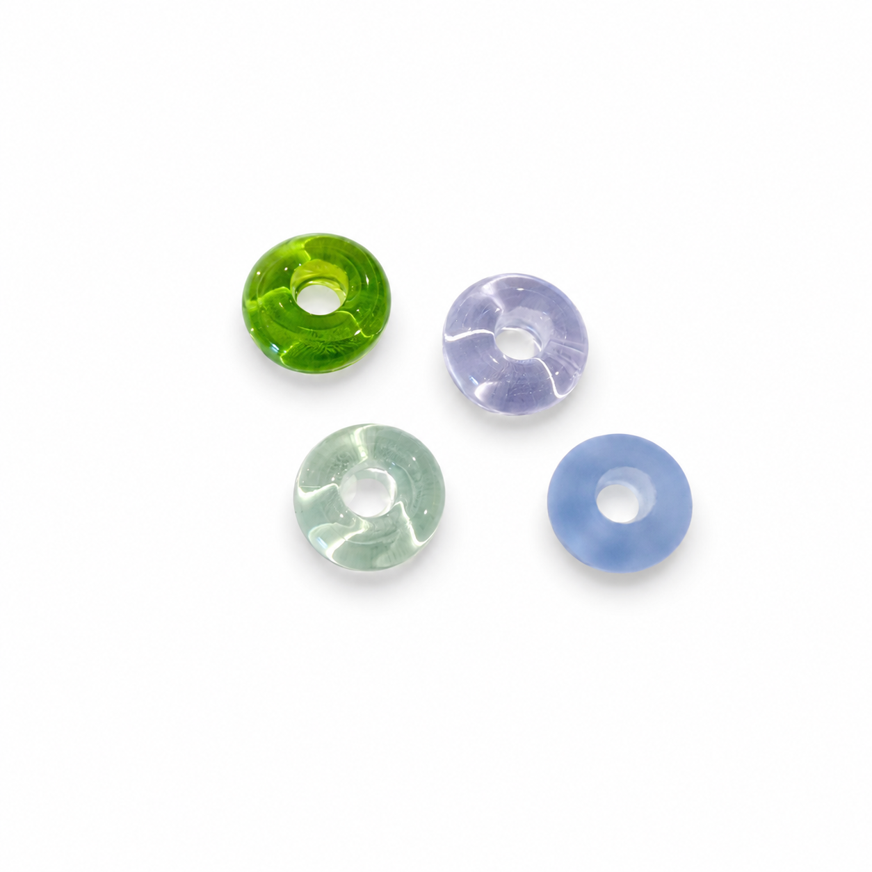 Mini Hand-Torched Glass Bead Necklace