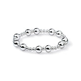 Mixed Bead Ball Bracelet