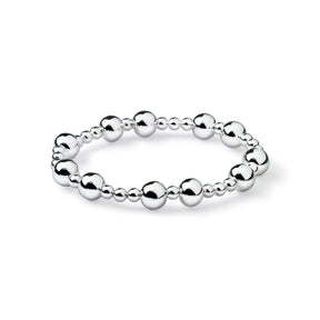 Mixed Bead Ball Bracelet