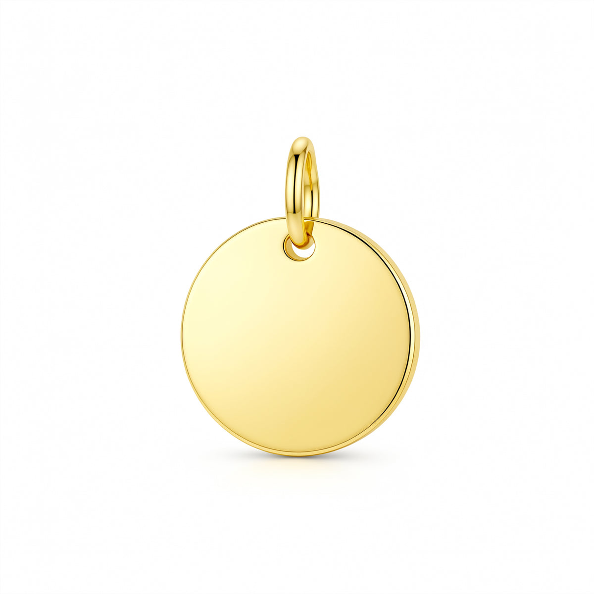 Engravable Round Medium Charm