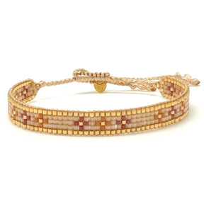 Colourful Woven Bead Bracelet