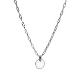 Kathryn Engravable Paperclip Necklace