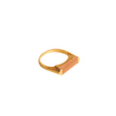 Geam Gemstone Bar Ring