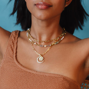 Jade Green Bead Necklace