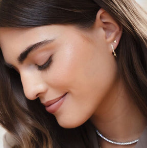 Ava Heart Stud Earrings