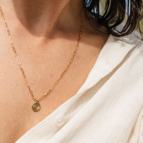 10K Initial Letter Charm