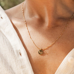 10K Initial Letter Charm