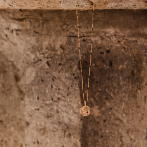 10K Initial Letter Charm