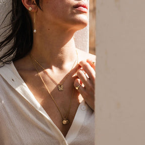 10k 24" Rolo Charm Chain