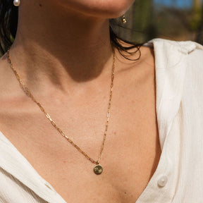 10K Initial Letter Charm