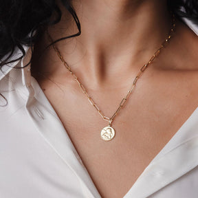 10k Lucky Angel Medallion