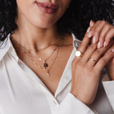 10k Large Paperclip Necklace